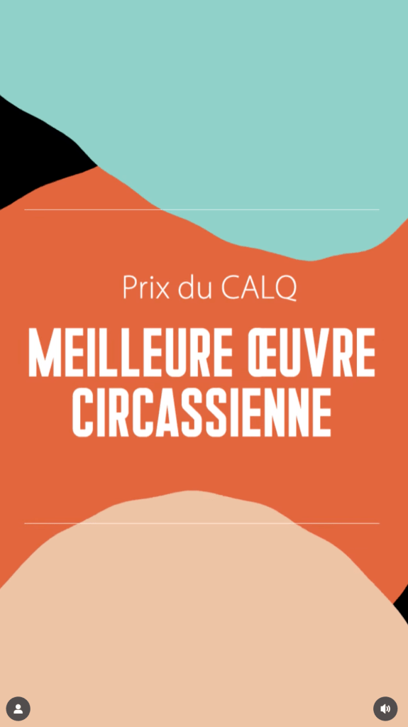 CALQ_Meilleure oeuvre circassienne